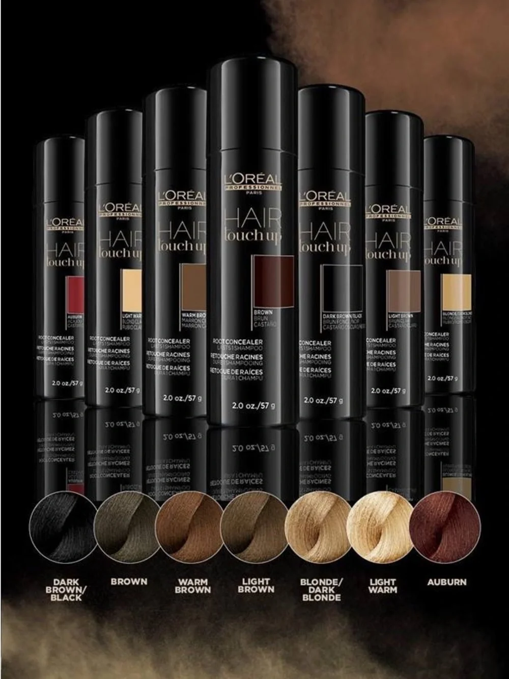 L’Oreal Professional Hair Touch-Up Root Concealer Spray- Auburn